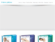 Tablet Screenshot of flexipillow.com.au